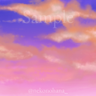 夕暮れの雲