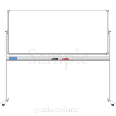 ホワイトボードのベクターイラスト